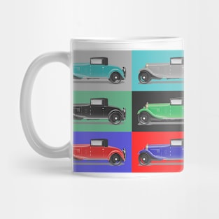 Retro Car Illustration Mug